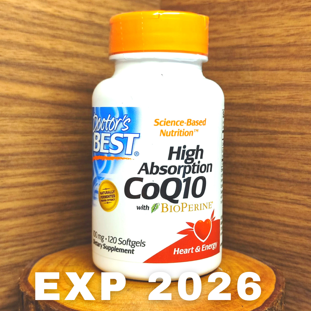 Doctor Best Coq10 Coq10 Coq10 with BioPerine 100mg, 120 softgels ...