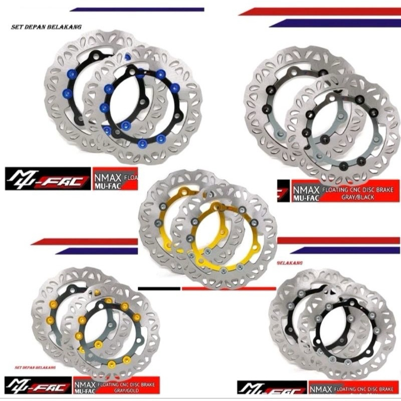 230MM FLOATING DISC MU FAC PNP YAMAHA NMAX CNC FLOATING DISC BRAKE ...