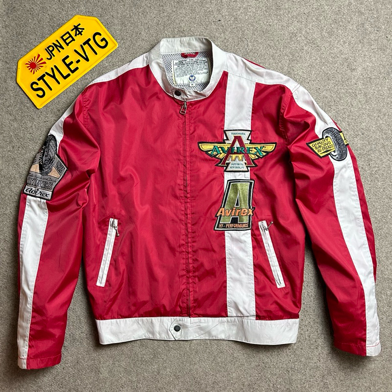 Avirex racing vintage Motorcycle Jacket touring biker Not alpha ...