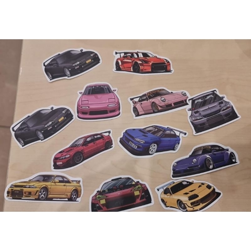 Sticker Jdm 1set (5Pcs) | Shopee Malaysia