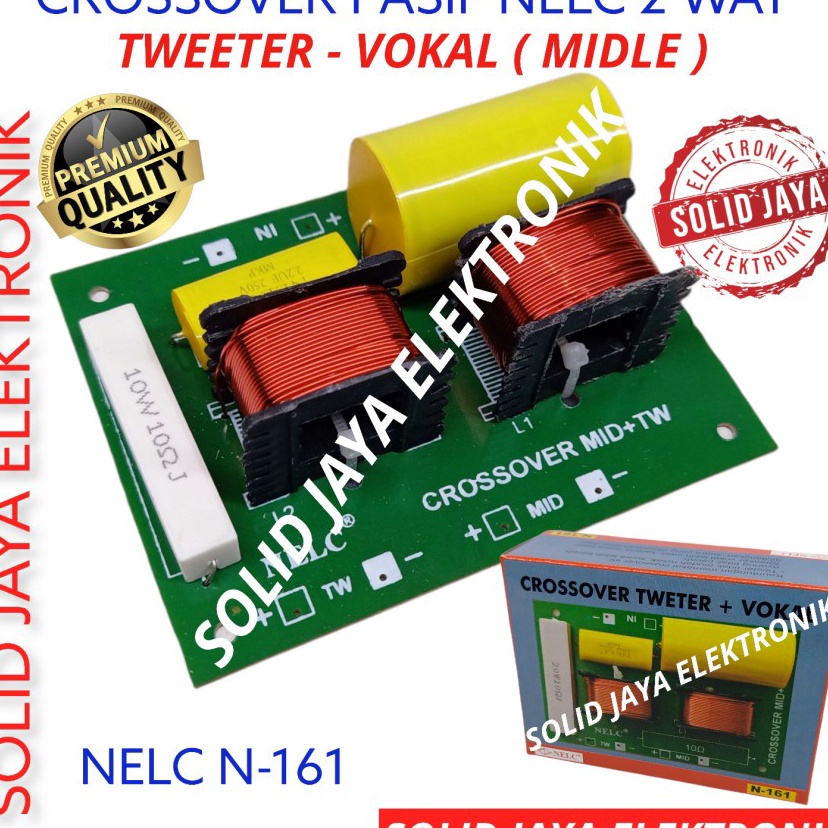 Updated 2 WAY CROSSOVER KIT Vocal TWEETER N161 Passive CROSSOVER 2 WAY