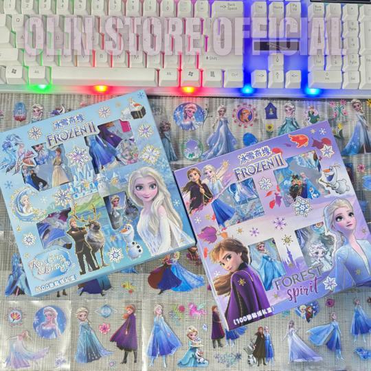 Disney Elsa Frozen Sticker Nono Momo Viral Aesthetic Sticker 100 ...