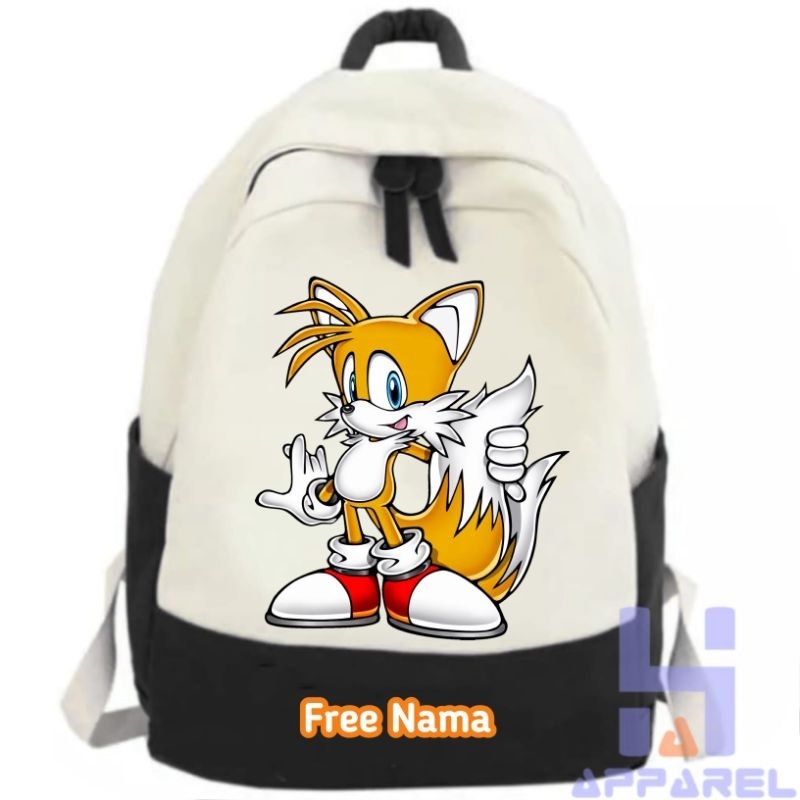 Miles TAILS SONIC THE HEDGEHOG CHILDREN'S BACKPACK | Shopee Malaysia