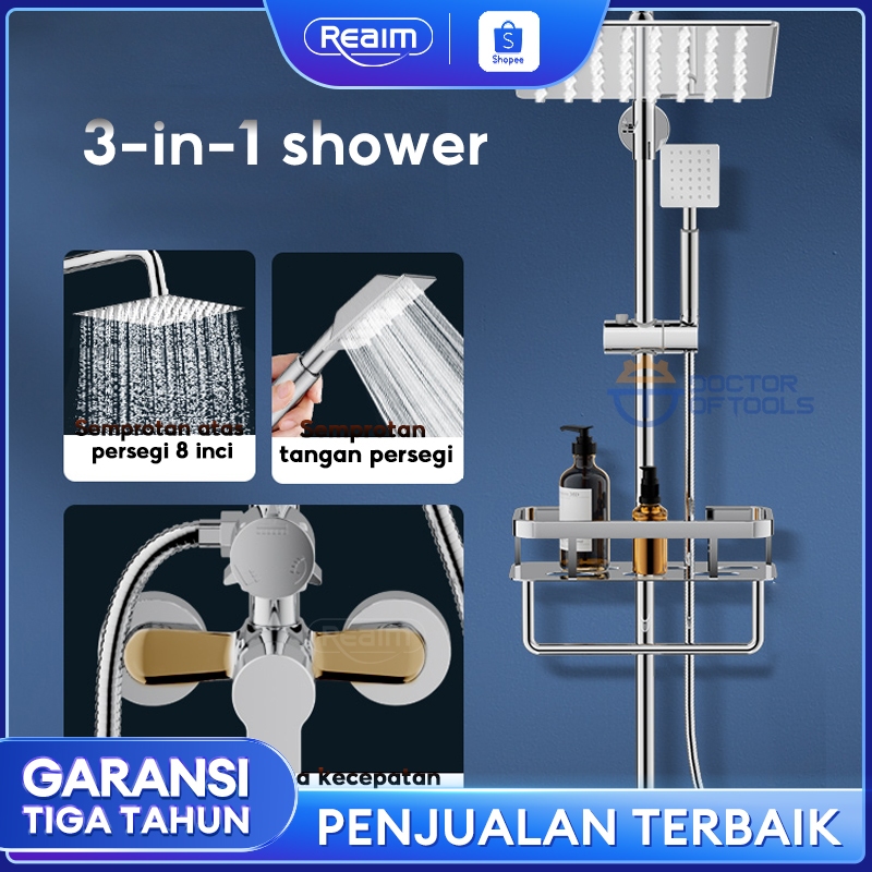 3 in 1 Bathroom Shower set with Faucet Sprayer Shower set hot and cold bathroom Shower ...