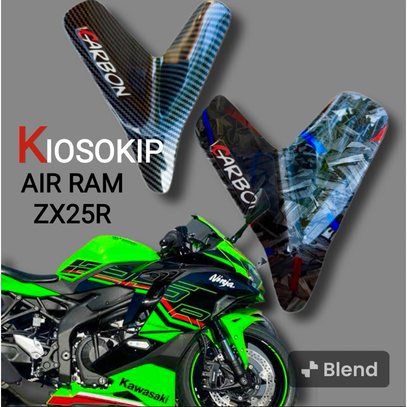 Ram air clearance zx25r