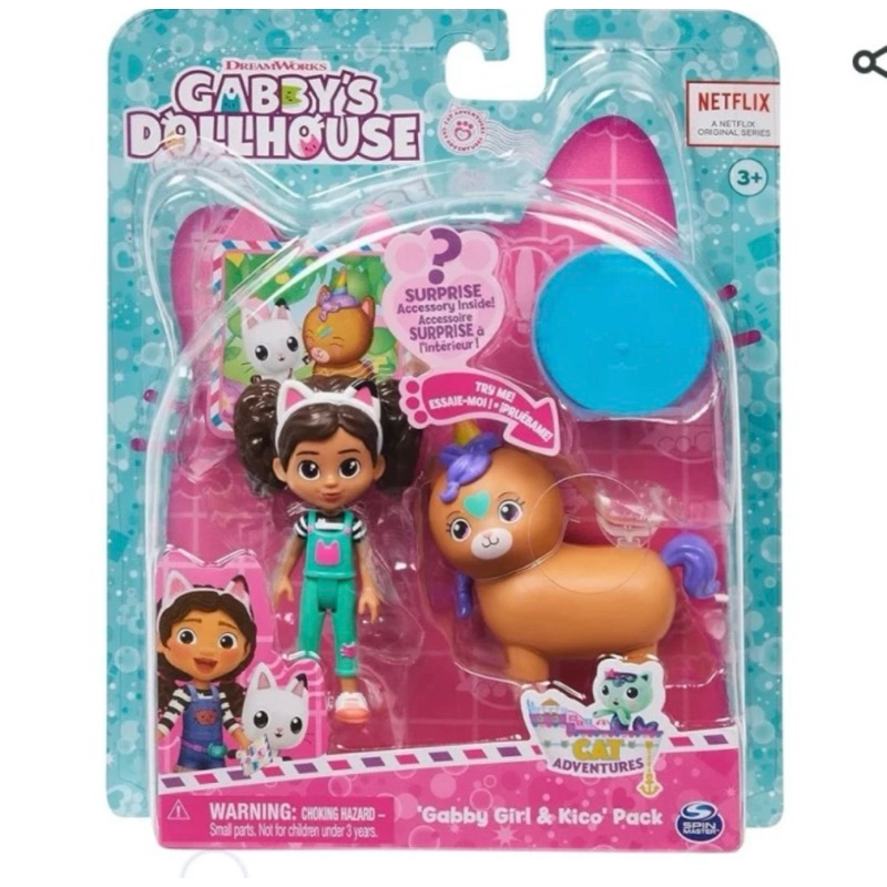 Gabby's DOLLHOUSE gabby girl and kico | Shopee Malaysia