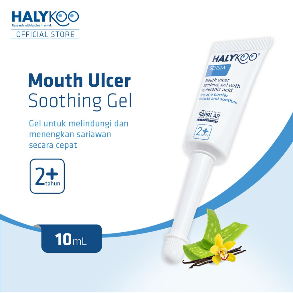 Vita65 HALYKOO MOUTH ULCER Children's Thrush Relief GEL 10GR/VITA66