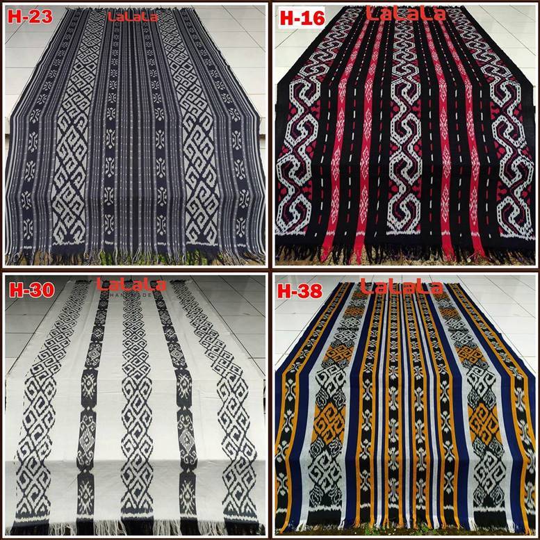Ethnic Blanket Ikat Woven Fabric Kalimantan Lombok Papua Toraja Dayak