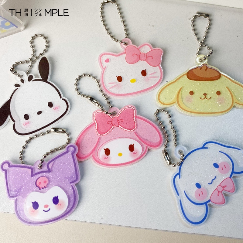 GANTUNGAN Sanrio Hanger Friends Kuromi/Melody/Cinamoroll Cute Acrylic ...