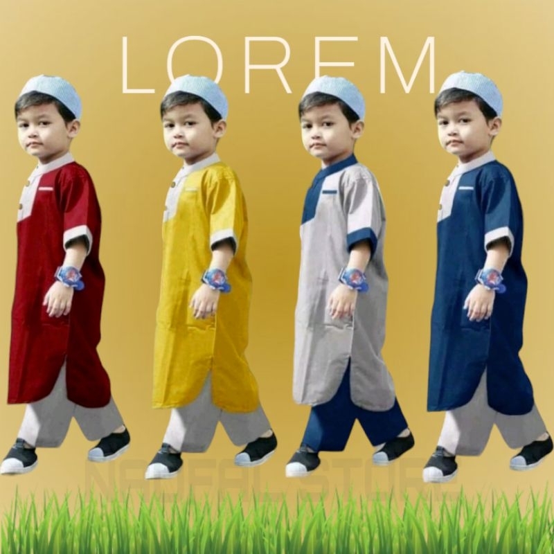 Koko VAHRI MUSLIM Children's Clothing SET, The Newest KOKO KOKO