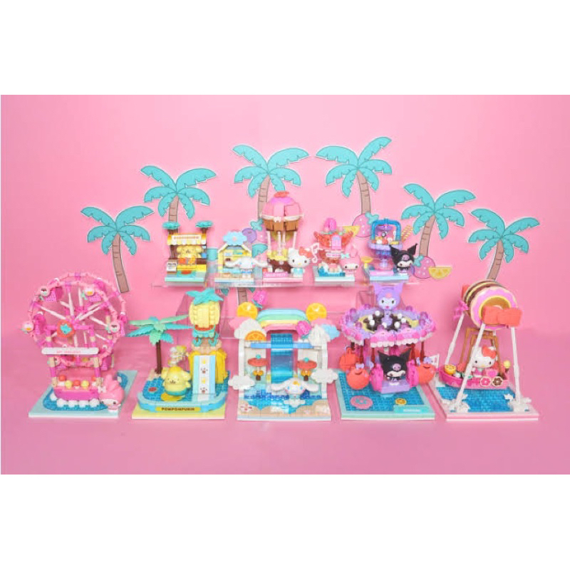 Play Nation Sanrio Summer Wunderland Building Blocks Hello Kitty Melody 