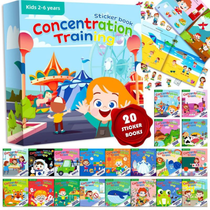 Sticker Book/Sticker Book 18 Pages Retail/Unit | Shopee Malaysia