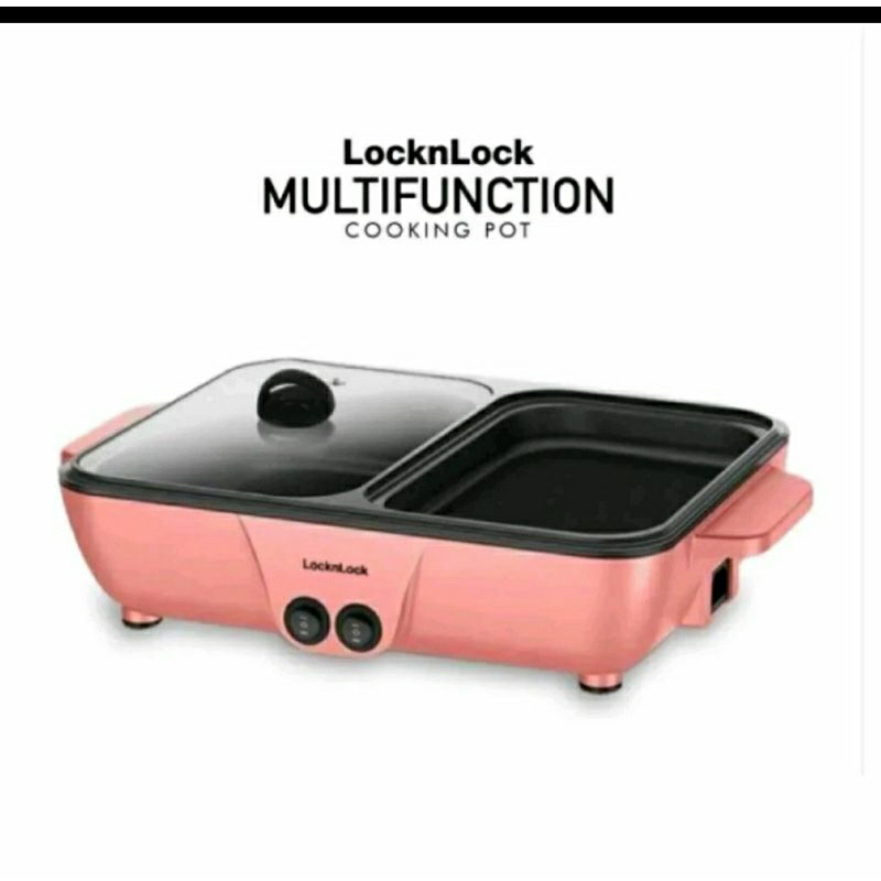 Locknlock Multifunction Cooking Pot Korean Electric Grill Pan EJG656PIK