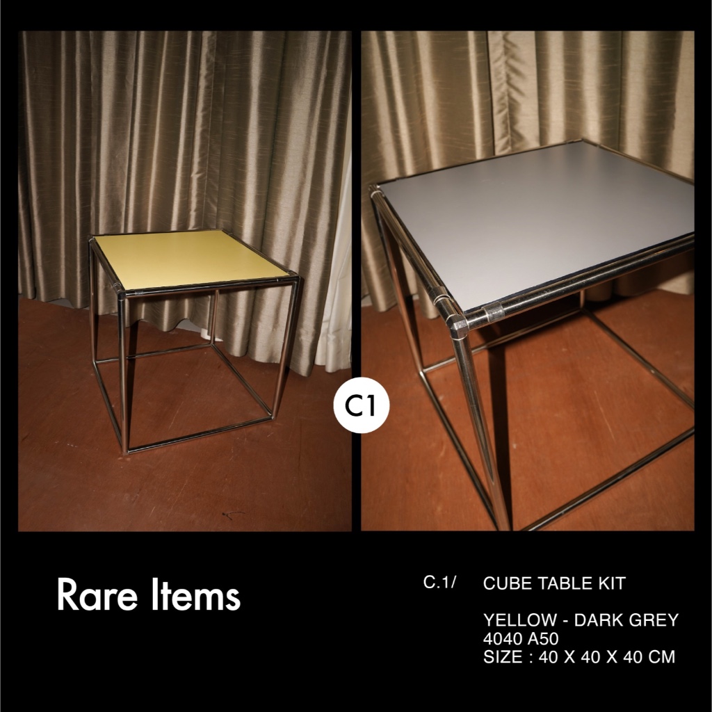 [RARE Items] Modulock Cube Table Kit 40x40x40 cm/Cube Table/Aesthetic ...