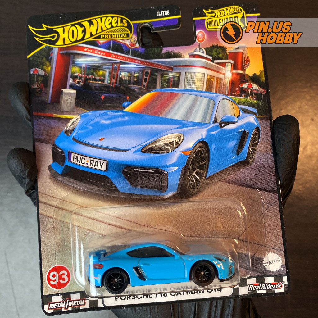 HOT WHEELS PORSCHE 718 CAYMAN GT4 BOULVARD 2024 MIX 1 U CASE ORIGINAL ...