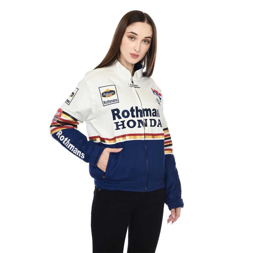 Rothmans Honda ジャケット Vintage Rothmans Racing Bomber Jacket Rothmans Honda Racing