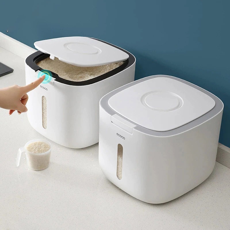 Ecoco Rice Storage Container Moisture Proof Rice Container 10kg - E2005 ...