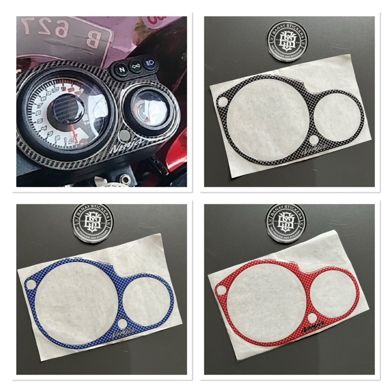 Ninja RR Embossed Spidometer Emblem Sticker Sticker | Shopee Malaysia