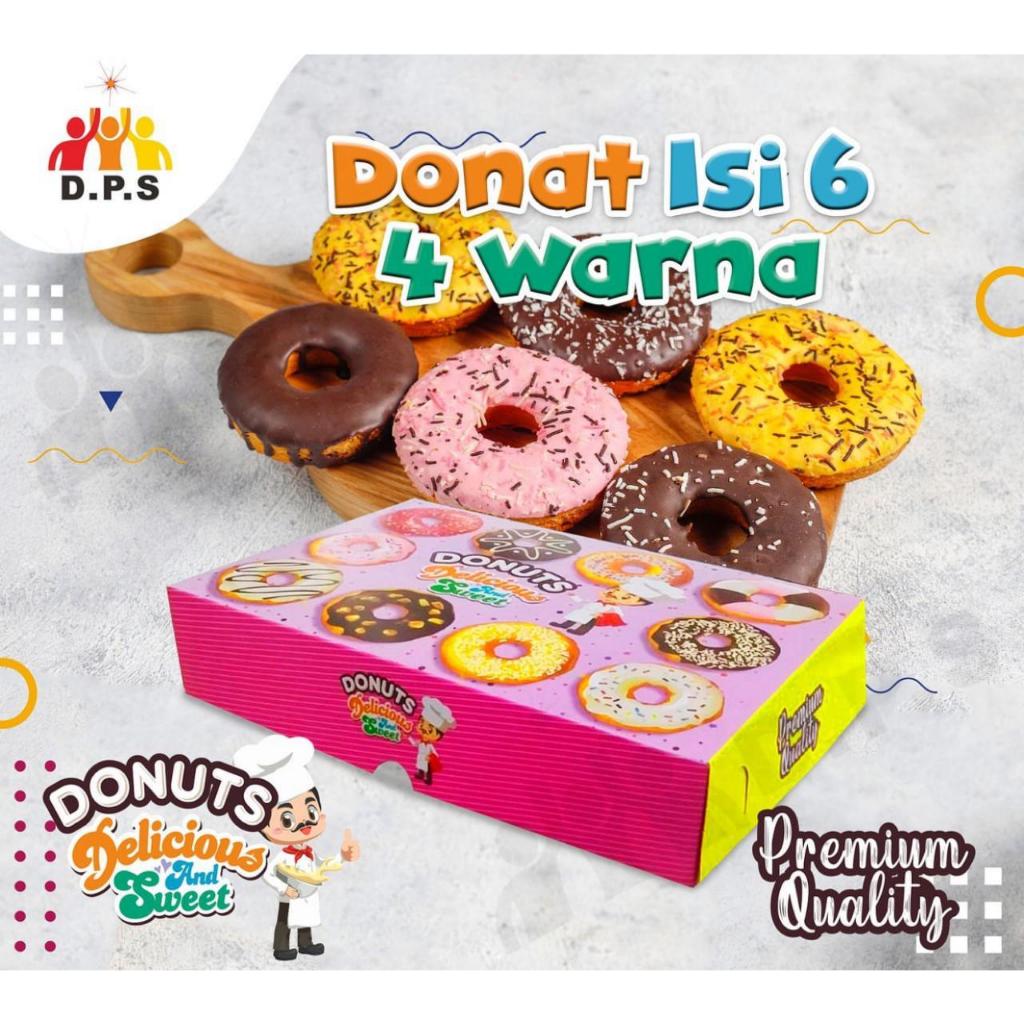Uk Donut Box 27 x 18,5 x 5,5 cm / PINK Donut Box contains 6 Donuts PER ...
