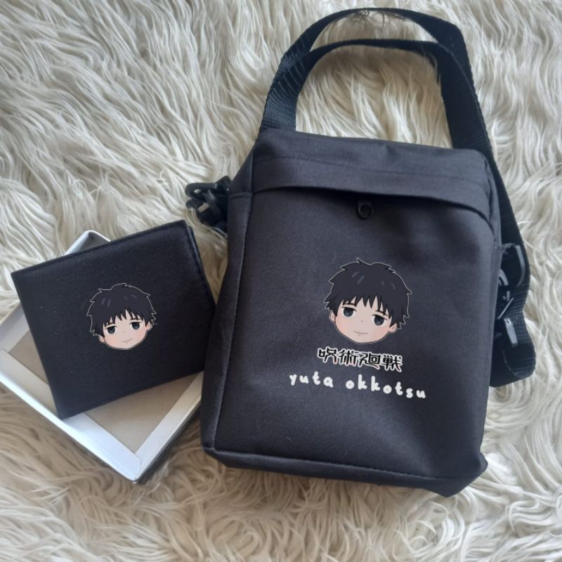 Jujutsu kaisen mini wallet and Sling Bag gojo satoru megumi toji geto ...
