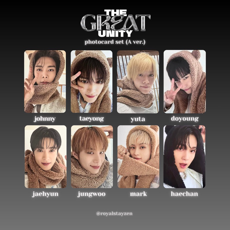 Official PHOTOCARD THE GREAT UNITY NCT 127 JUNGWO MARK YUTA JAEHYUN ...