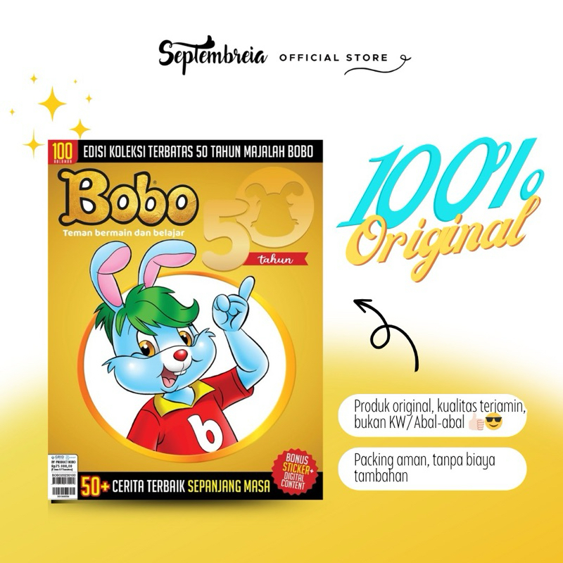 Bobo Magazine Limited Edition 50 Years Original Collection | Shopee ...