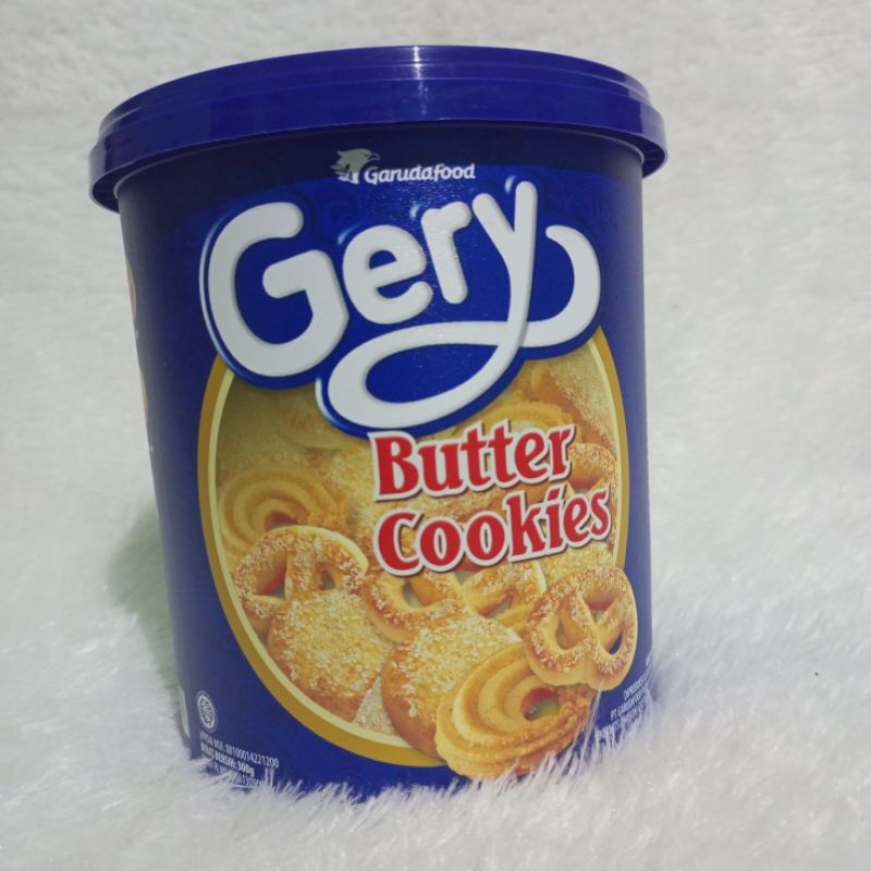Gery Butter Cookies Bucket 300g Shopee Malaysia