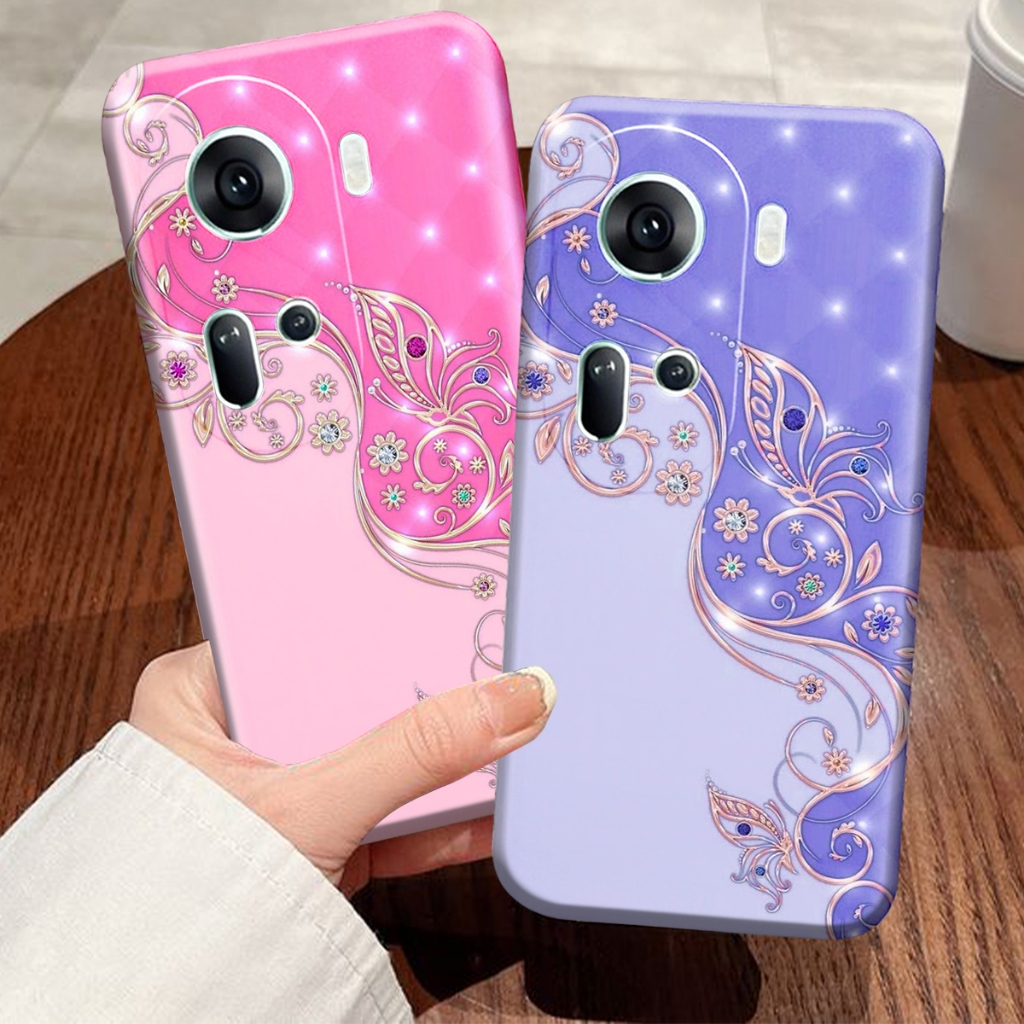 Case Oppo RENO 11 5G 2024/RENO 11 PRO 5G 2024 Aesthetic Lovely Motif ...