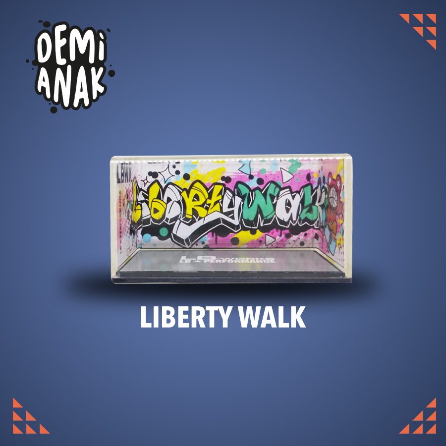 Acrylic Box Diecast Liberty Walk LBWK Grafitti | Shopee Malaysia