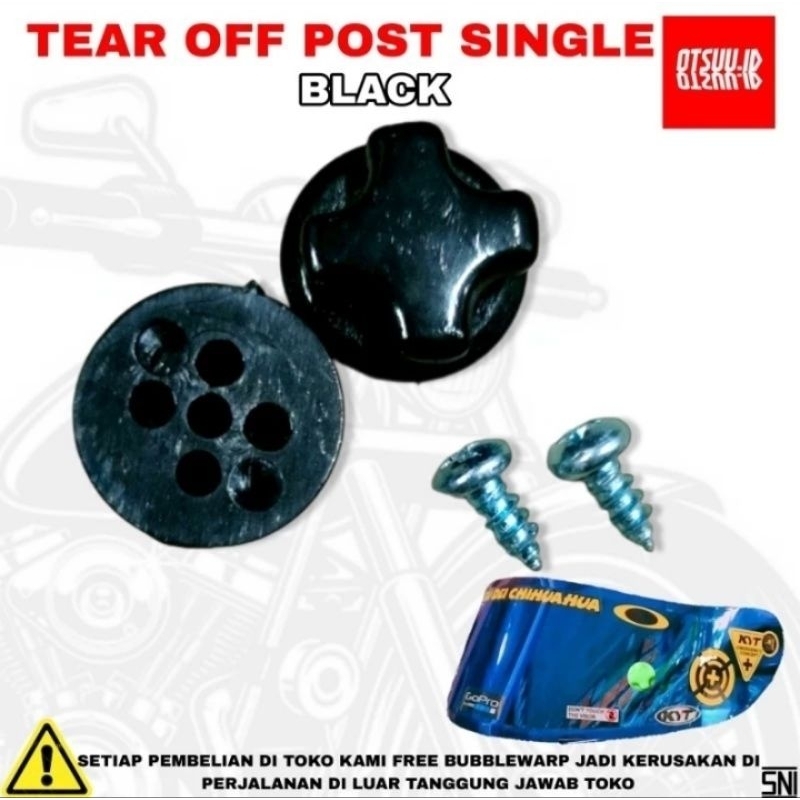 Tear OFF POST DUAL TOP DUAL Function UNIVERSAL For All PINLOCK PUSH PIN