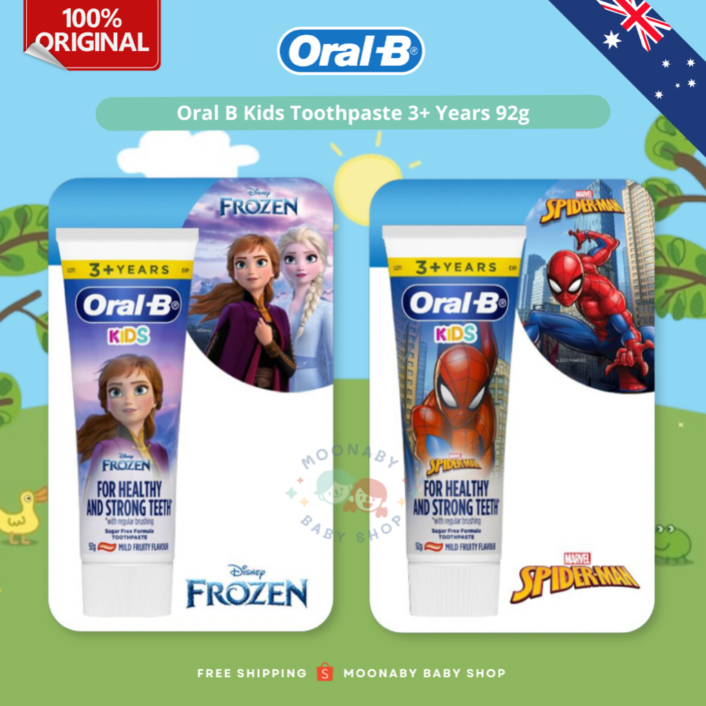 Oral B Children's Toothpaste With Fluoride Ages 02 Years, 3 Years+& 6
