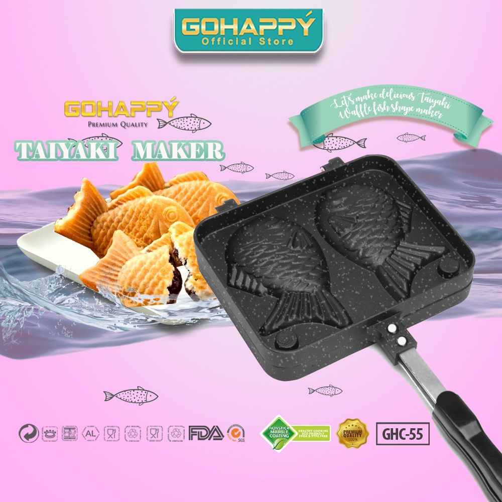 (TREND Now) TAIYAKI PAN Korean BUNGEOPPANG Fish Cake Mold | Premium