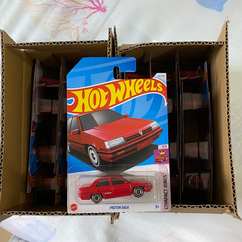 MERAH Hot Wheels Proton Saga Red | Shopee Malaysia