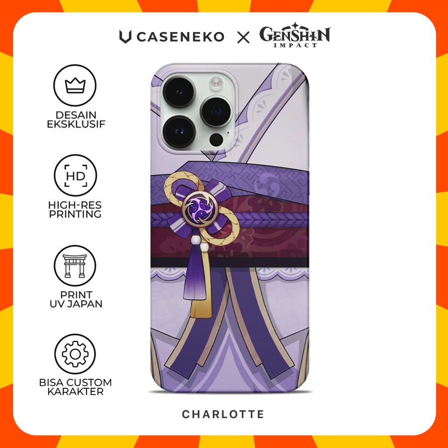 Custom Case Raiden Shogun Ei Genshin Impact Casing HP 1 | Shopee Malaysia