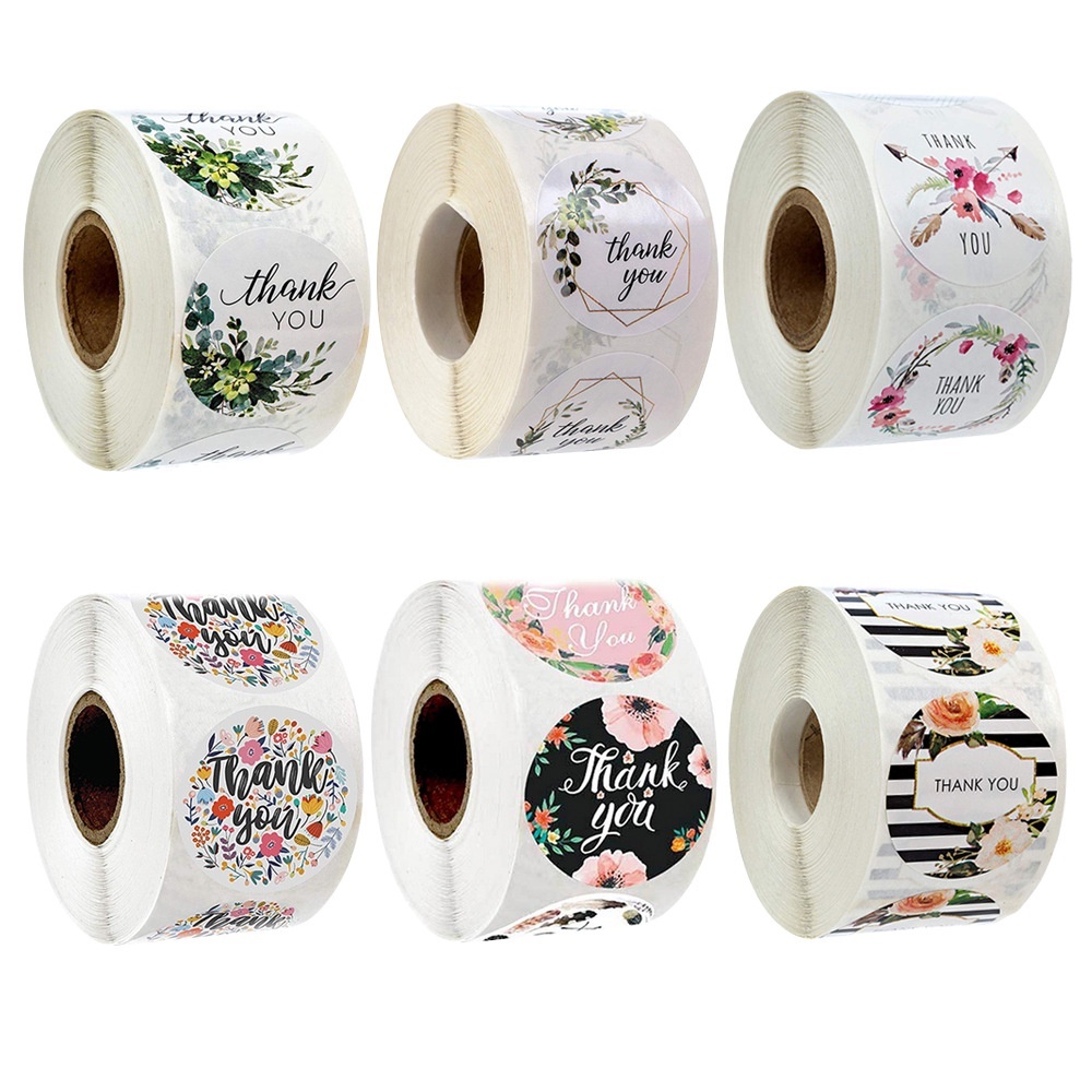 Label STICKER / ROLL STICKER / THANK YOU STICKER | Shopee Malaysia