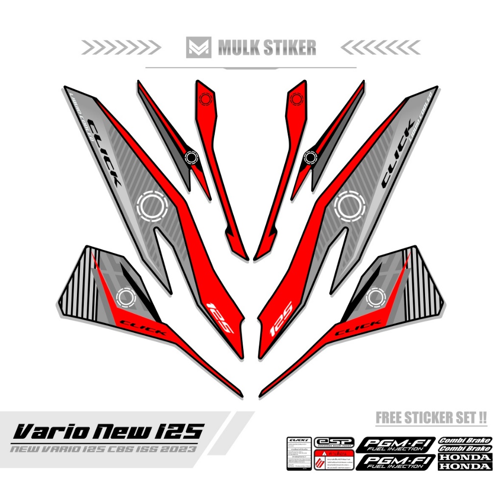 Striping VARIO NEW 125/2023/MTF 28/STICKER VARIO NEW 125 CBS ISS/150