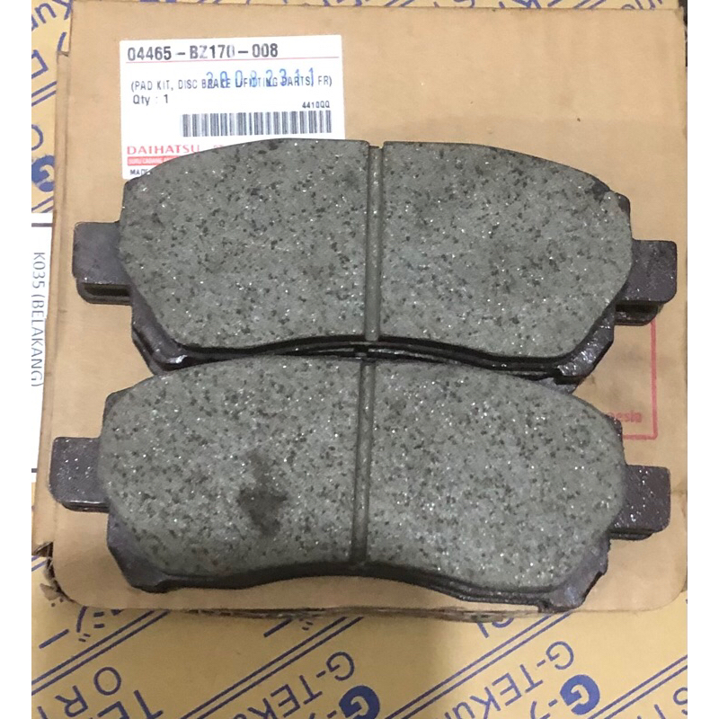 Brakepad Front Brake Pads avanza xenia rush terios 04465-BZ170-001 ORI ...