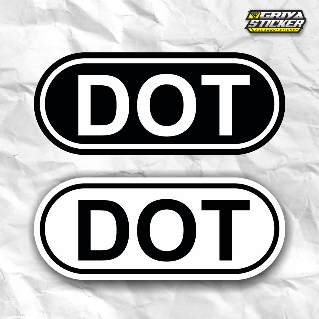 Dot STICKER Helmet DOT STICKER 4CM Shopee Malaysia