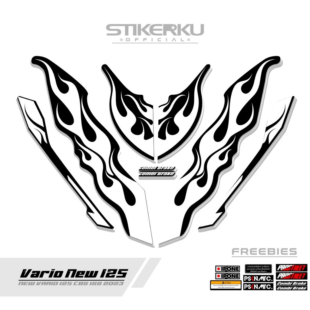 Striping VARIO NEW 125 2023 MOTIF 67/STICKER VARIO NEW 125 CBS ISS/150