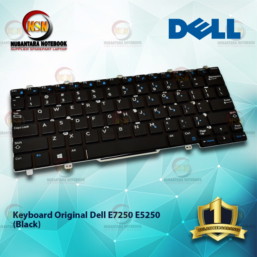 Original Laptop Keyboard Dell E7250 E5250 Black Shopee Malaysia 0671