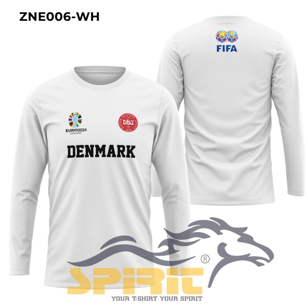 Denmark National Team Shirt UEFA European Cup 2024 Danish Football