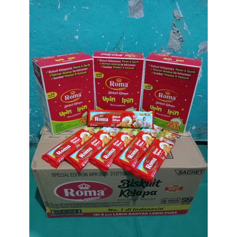 Roma Coconut sachet New Packaging 1 box Contains 10 Sachets | Shopee ...