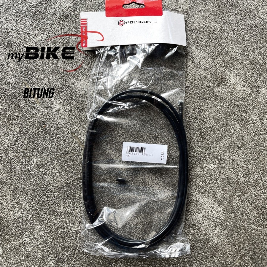 Polygon Brake cable 2200mm rear for tandem bike - Black | Shopee Malaysia