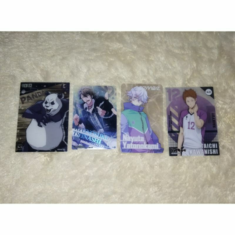 (SET Of 4) Clear Card Official Ryunosuke Tsunashi Idolish7/Taichi ...