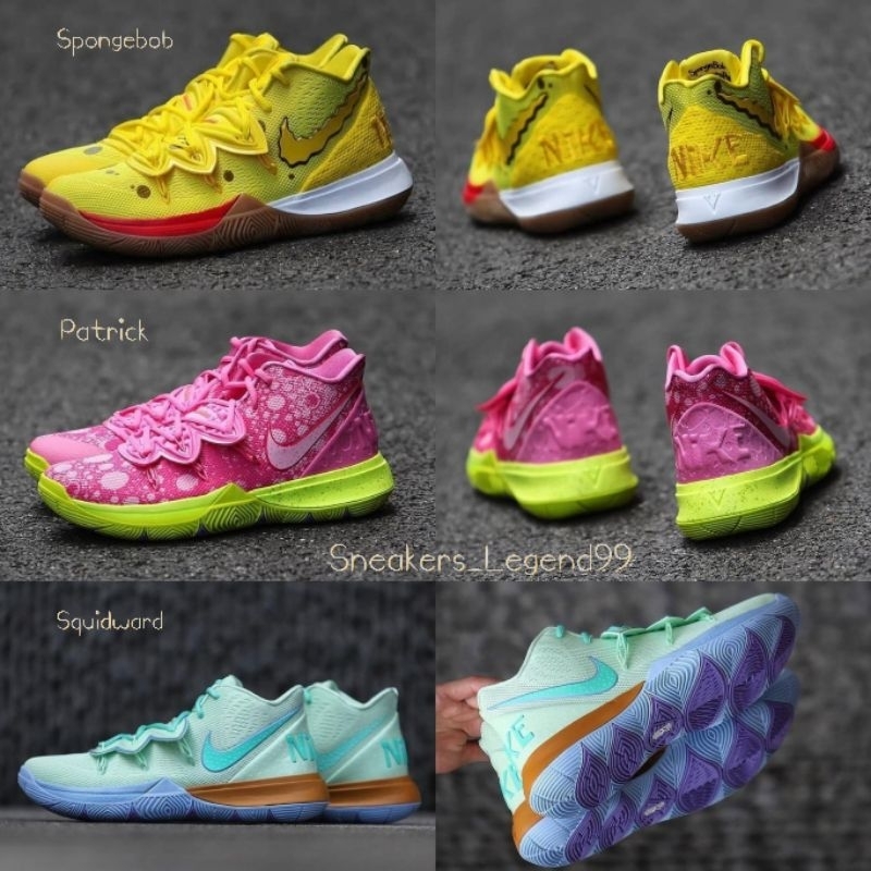 Kyrie 5 spongebob patrick squidward hotsell