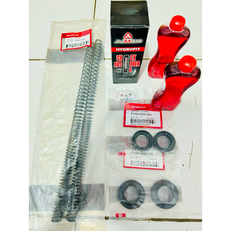 Package Per Axle Shock Seal Sok Plus Sil Dust Cover Honda Grand Supra X