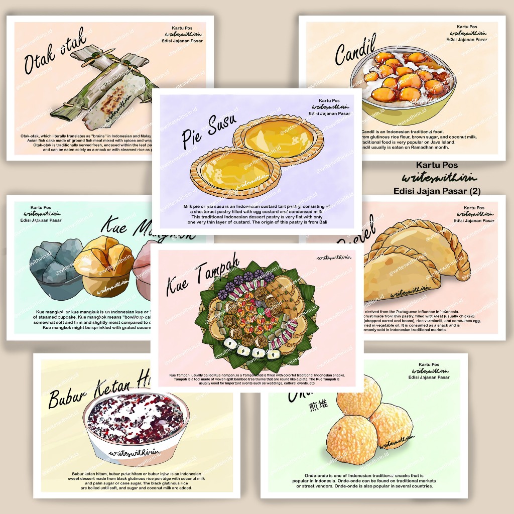 (writeswithirin) Postcards/ Postcards/ Postcards/ Penpals/Market Snack ...