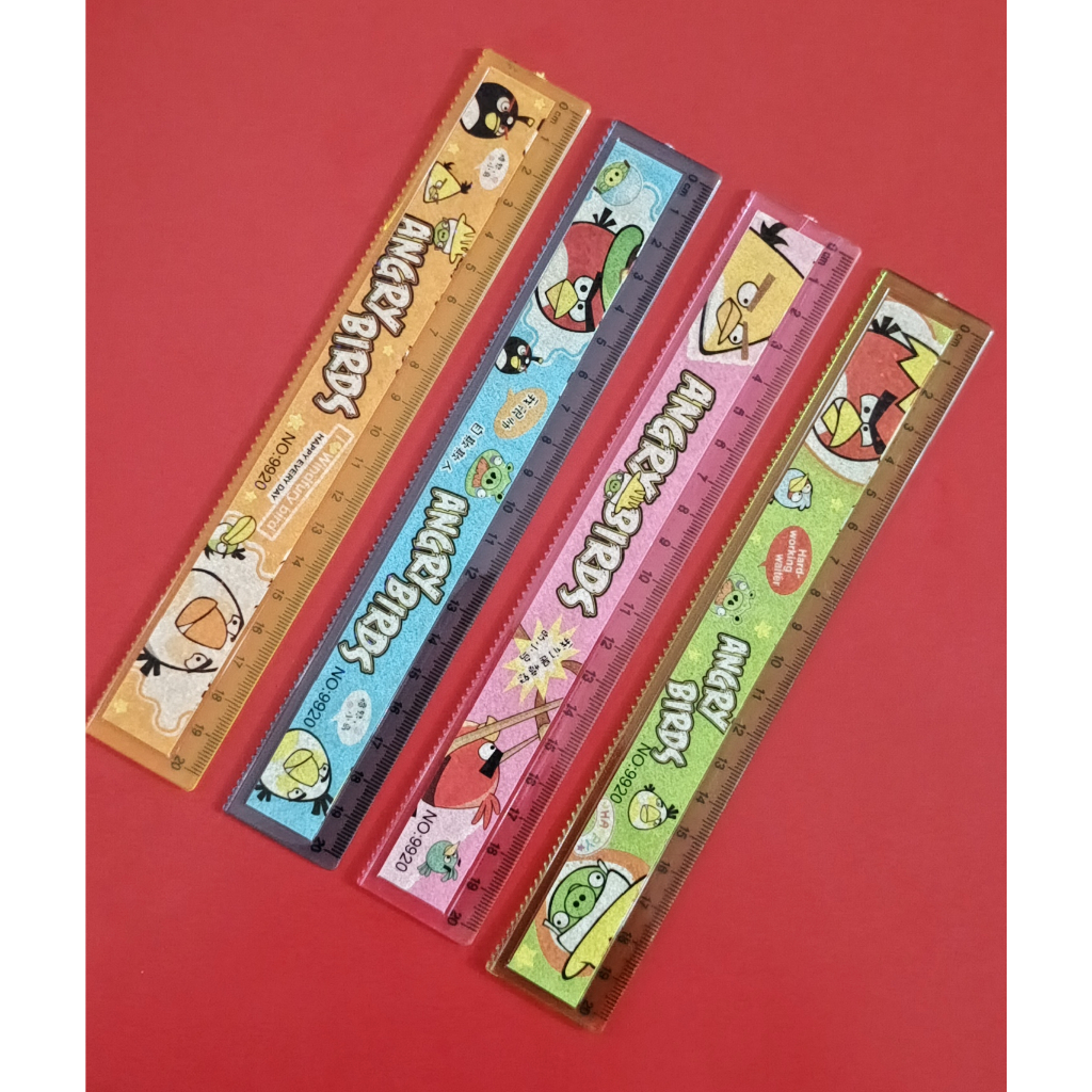 ANGRY BIRDS 20CM Fancy Character Ruler | Shopee Malaysia