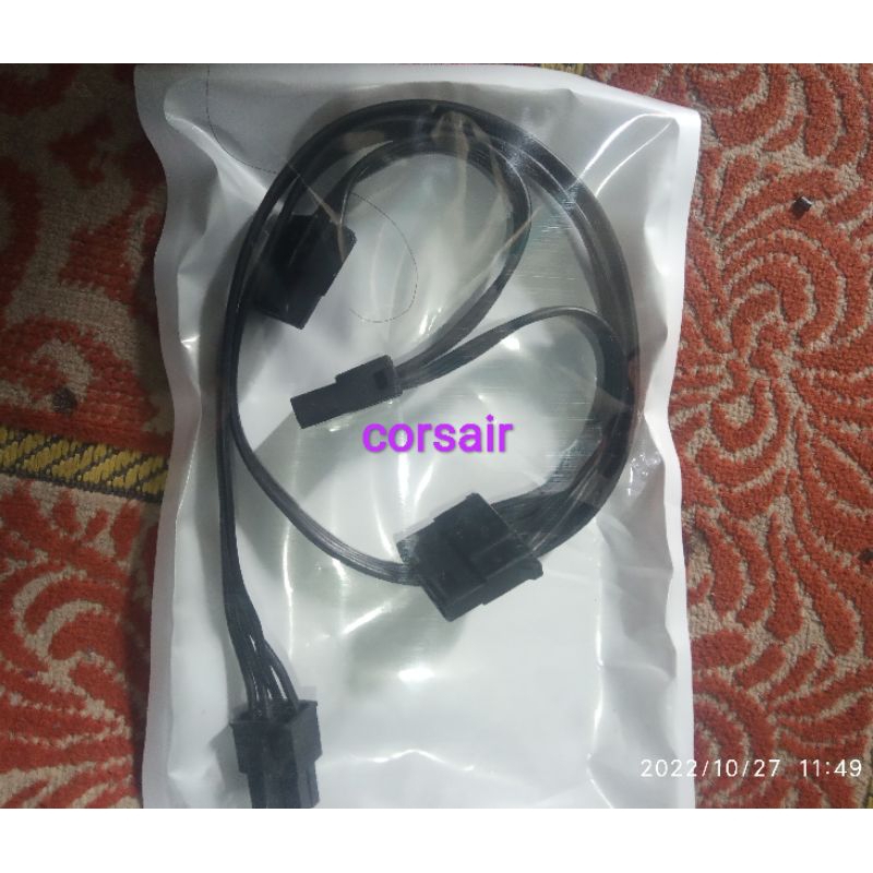 6 pin to molex 3 prong psu corsair module cable | Shopee Malaysia