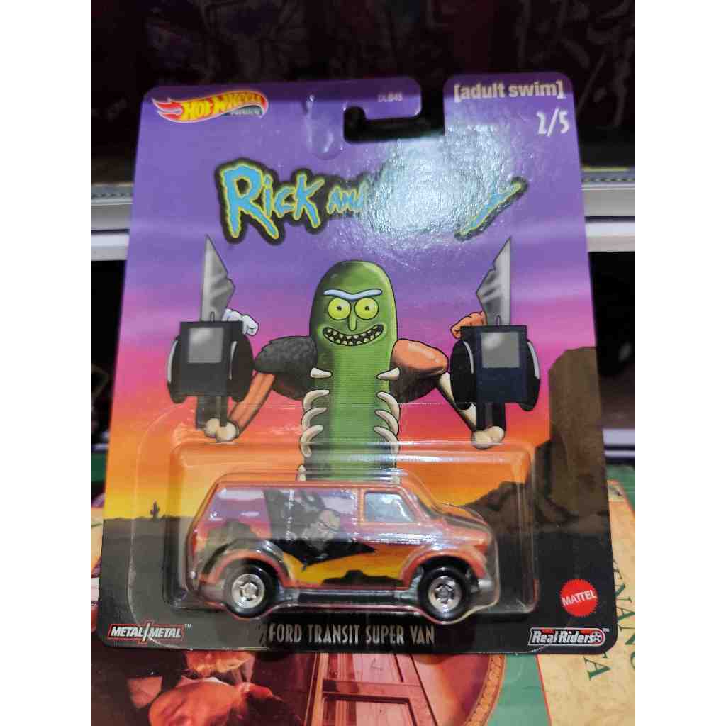 Hot Wheels 2020 Pop Culture Rick And Morty Diecast Complete Set In Protectors - Foto 7
